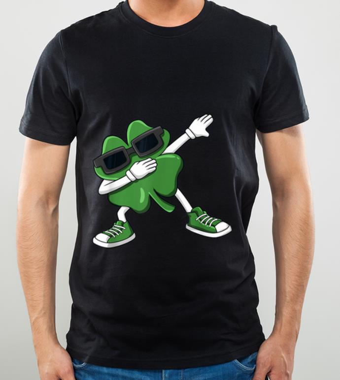 Great Dabbing Shamrock St Patrick s Day Funny Boys Girls Kids Dab shirt 4 - Great Dabbing Shamrock St Patrick's Day Funny Boys Girls Kids Dab shirt
