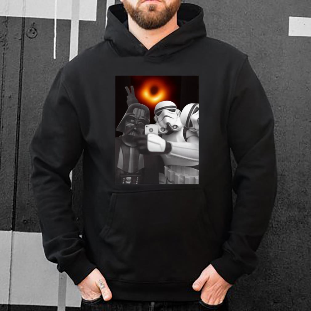 Great Darth Vader and Stormtroopers selfie with black hole shirt 4 - Great Darth Vader and Stormtroopers selfie with black hole shirt