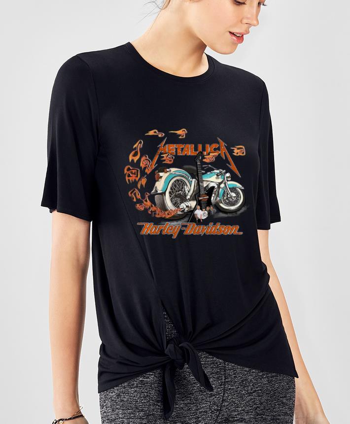 Great Metallica Harley Davidson Motor Guitar shirt 4 - Great Metallica Harley-Davidson Motor Guitar shirt