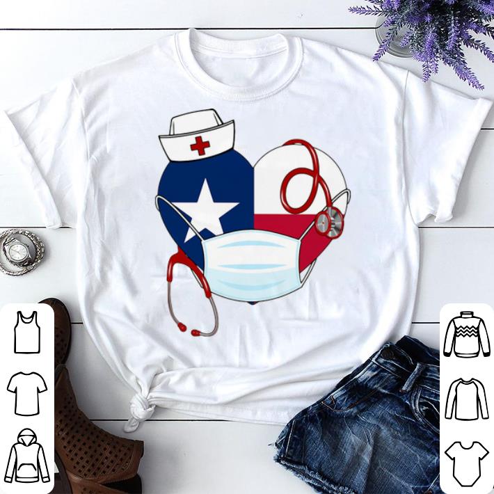 Great Texas Heart Mask Nurse Protection shirt 4 - Great Texas Heart Mask Nurse Protection shirt