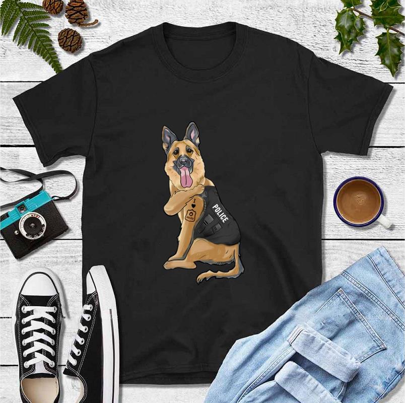 Hot German Shepherd I Love Police shirt 4 - Hot German Shepherd I Love Police shirt
