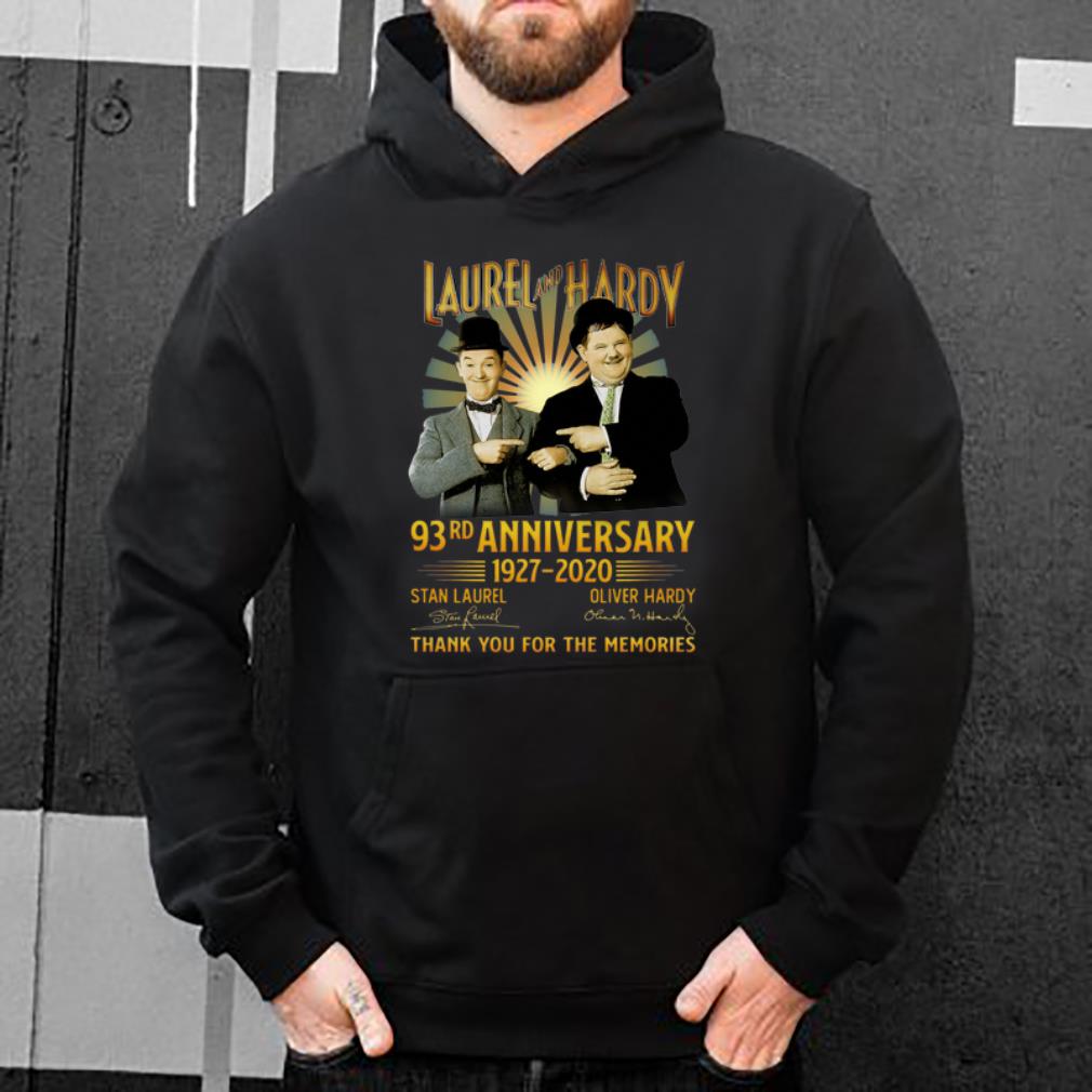 Hot Laurel And Hardy 93rd Anniversary Thank You For The Memories shirt 4 - Hot Laurel And Hardy 93rd Anniversary Thank You For The Memories shirt