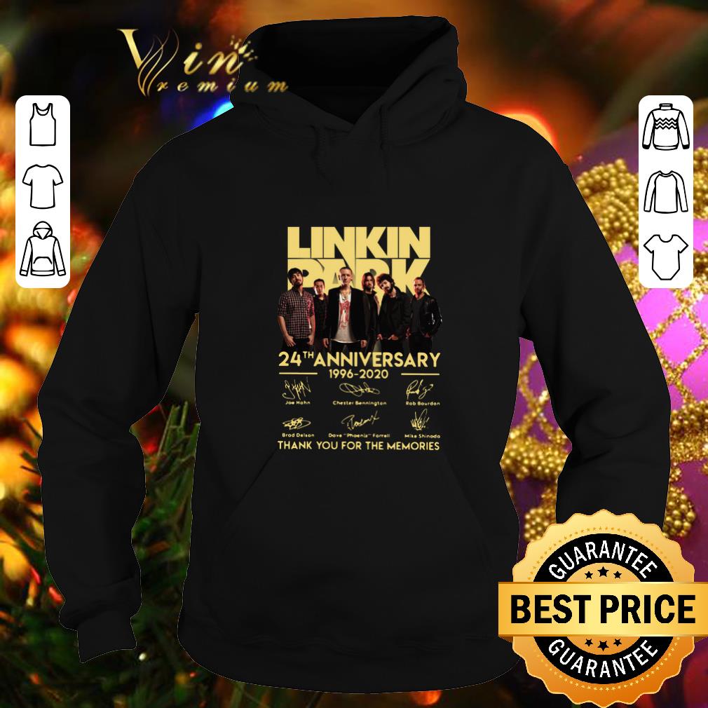 Hot Linkin Park 24th anniversary 1996 2020 thank you for the memories shirt 4 - Hot Linkin Park 24th anniversary 1996-2020 thank you for the memories shirt