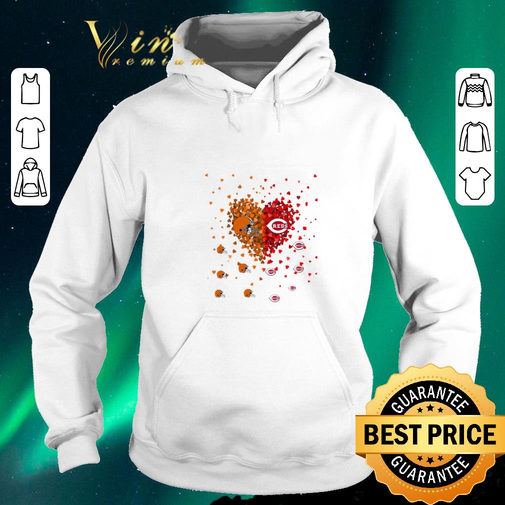 Hot Love Cleveland Browns and Cincinnati Reds Tiny Hearts Shape shirt sweater 4 - Hot Love Cleveland Browns and Cincinnati Reds Tiny Hearts Shape shirt sweater