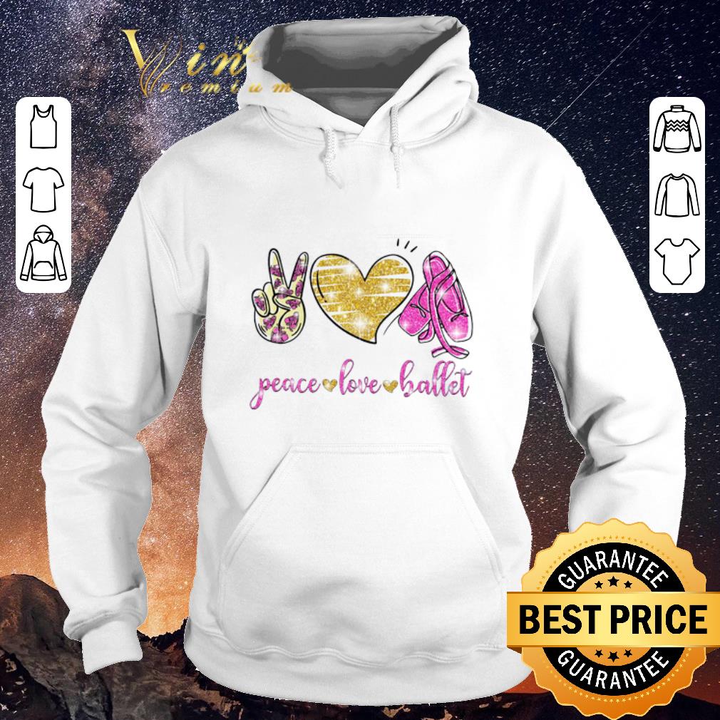 Hot Peace Love Ballet shoes shirt sweater Hot Peace Love Ballet shoes shirt sweater 4 - Hot Peace Love Ballet shoes shirt sweater