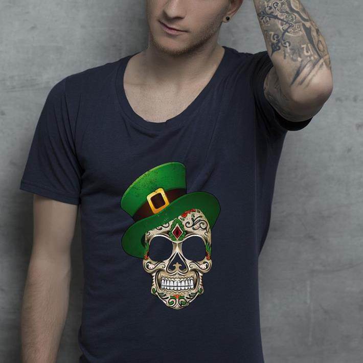 Hot Sugar Skull St Patrick s Day shirt 4 - Hot Sugar Skull St Patrick’s Day shirt