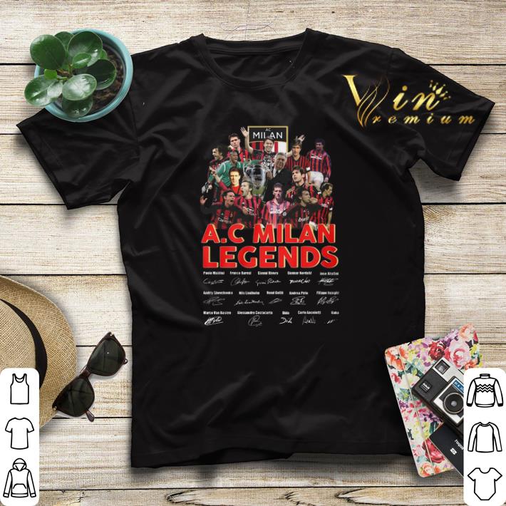 Logo A C Milan Legends signatures shirt sweater 4 - Logo A.C Milan Legends signatures shirt sweater