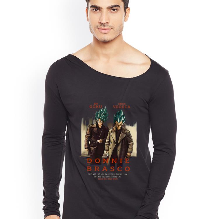 Nice Dragon Ball Son Goku And Design Vegeta Donnie Brasco shirt 4 - Nice Dragon Ball Son Goku And Design Vegeta Donnie Brasco shirt