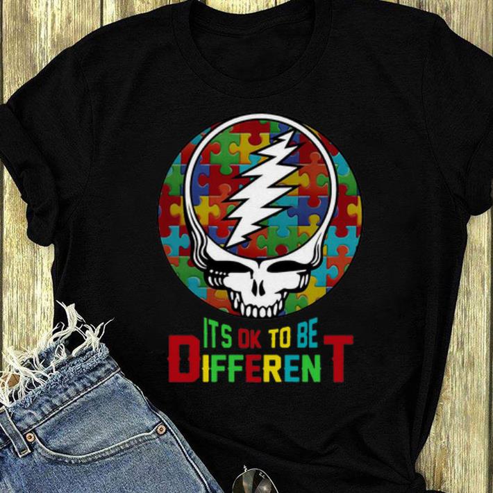 Nice Grateful Dead It s Ok To Be Different Autism Awareness shirt 4 - Nice Grateful Dead It's Ok To Be Different Autism Awareness shirt