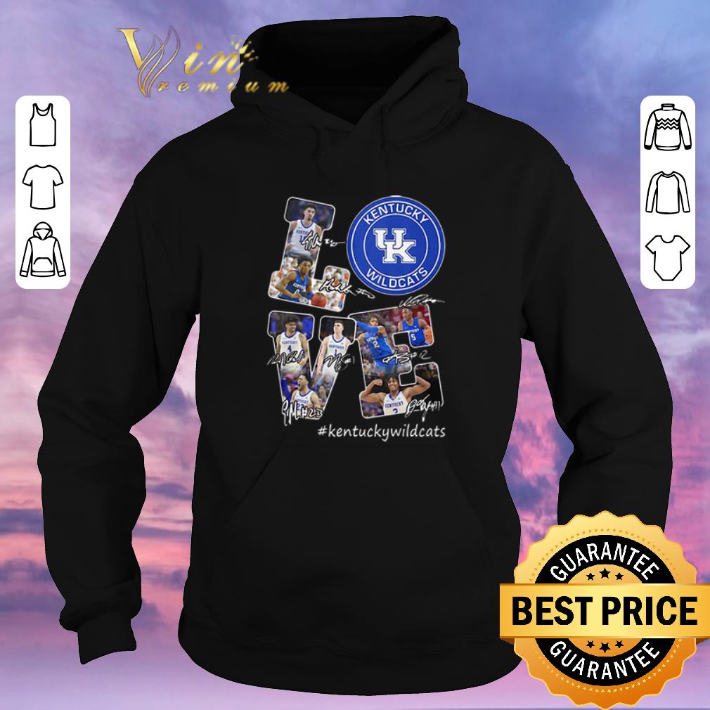 Nice Love #KentuckyWildcats logo Signatures shirt sweater Nice Love KentuckyWildcats logo Signatures shirt sweater 4 - Nice Love #KentuckyWildcats logo Signatures shirt sweater