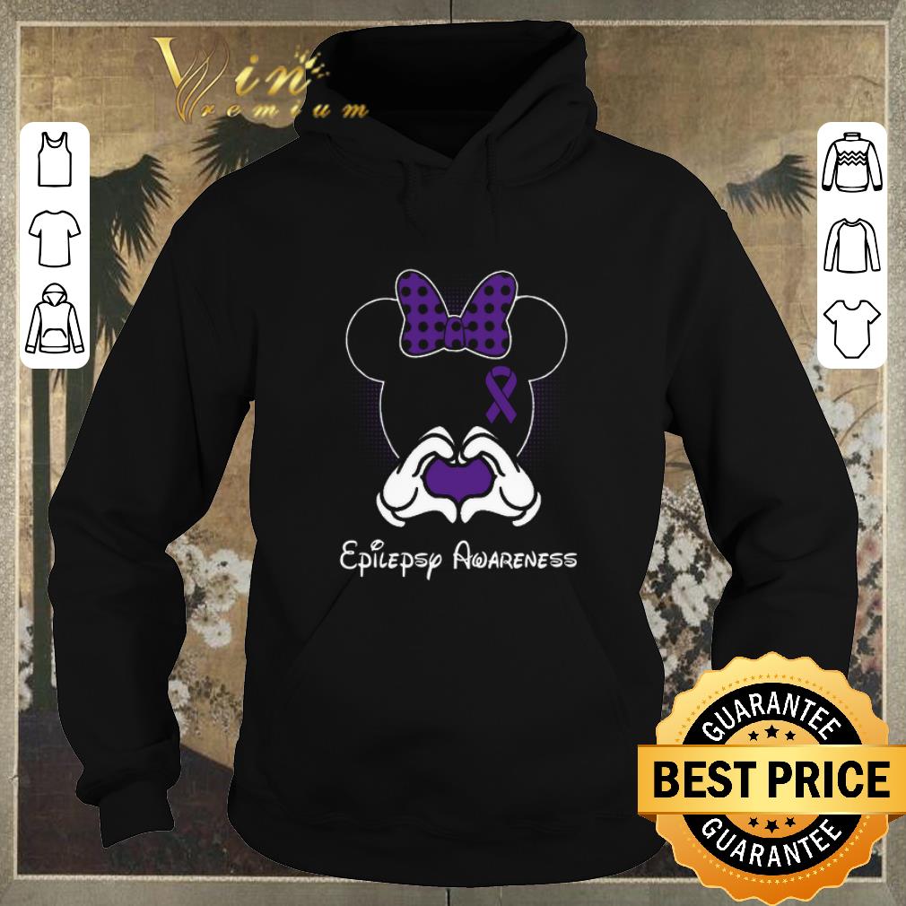 Nice Minnie Mouse and Epilepsy awareness shirt sweater 4 - Nice Minnie Mouse and Epilepsy awareness shirt sweater