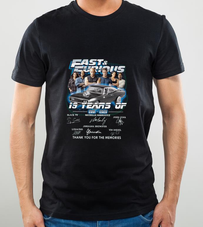 Official 19 Years Of Fans And Furious Thank You For The Memories Signatures shirt 4 - Official 19 Years Of Fans And Furious Thank You For The Memories Signatures shirt