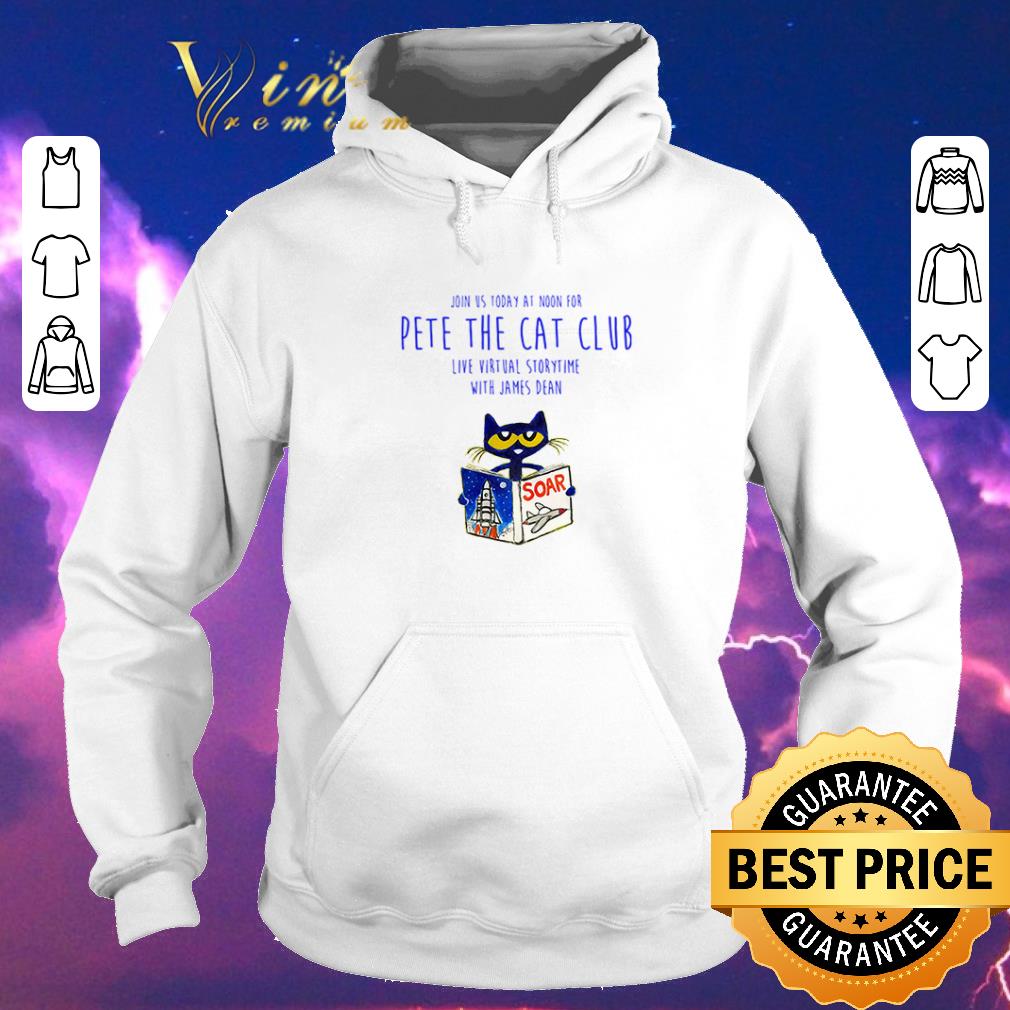 Official Join vs today at noon for pete the cat club live virtual storytime with James dean shirt sweater 4 - Official Join vs today at noon for pete the cat club live virtual storytime with James dean shirt sweater