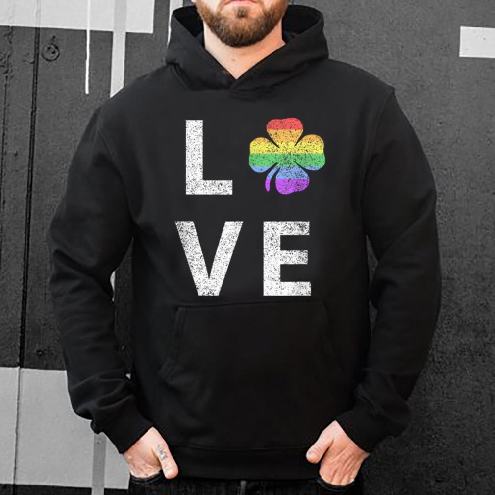 Official Love St Patrick s Day Gay Green Gay Pride Shamrock shirt 4 - Official Love St Patrick's Day Gay Green Gay Pride Shamrock shirt