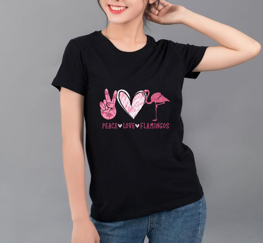 Official Peace Love Pink Diamonds Flamingos shirt 4 - Official Peace Love Pink Diamonds Flamingos shirt