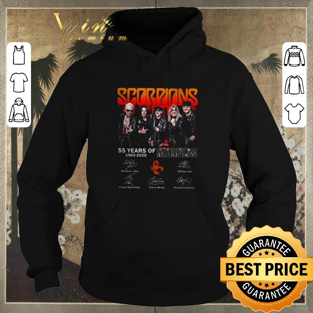 Official Scorpions Logo 55 years of Scorpions 1965 2020 signatures shirt sweater 4 - Official Scorpions Logo 55 years of Scorpions 1965 2020 signatures shirt sweater