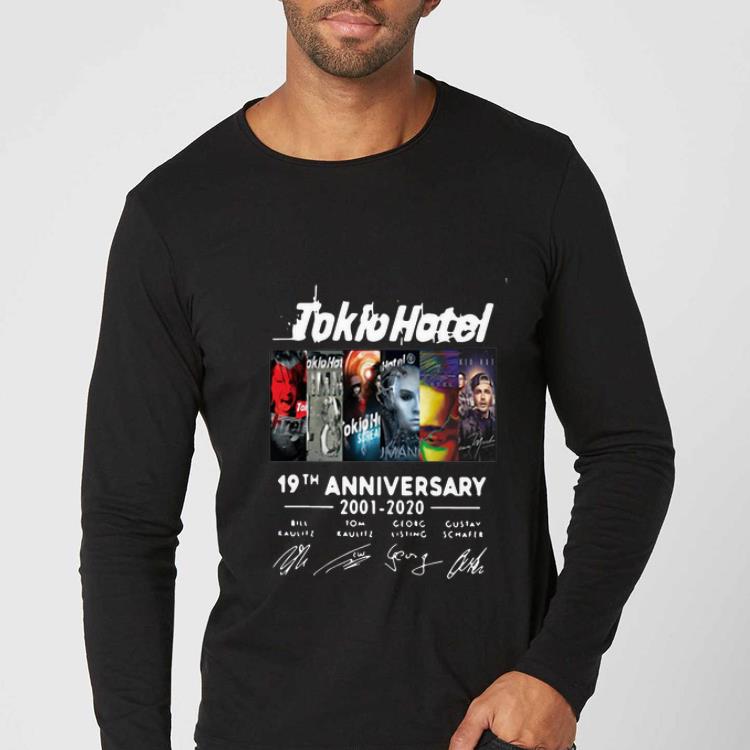 Official Tokio Hotel 19th Anniversary Thank You For The Memories Signatures shirt 4 - Official Tokio Hotel 19th Anniversary Thank You For The Memories Signatures shirt
