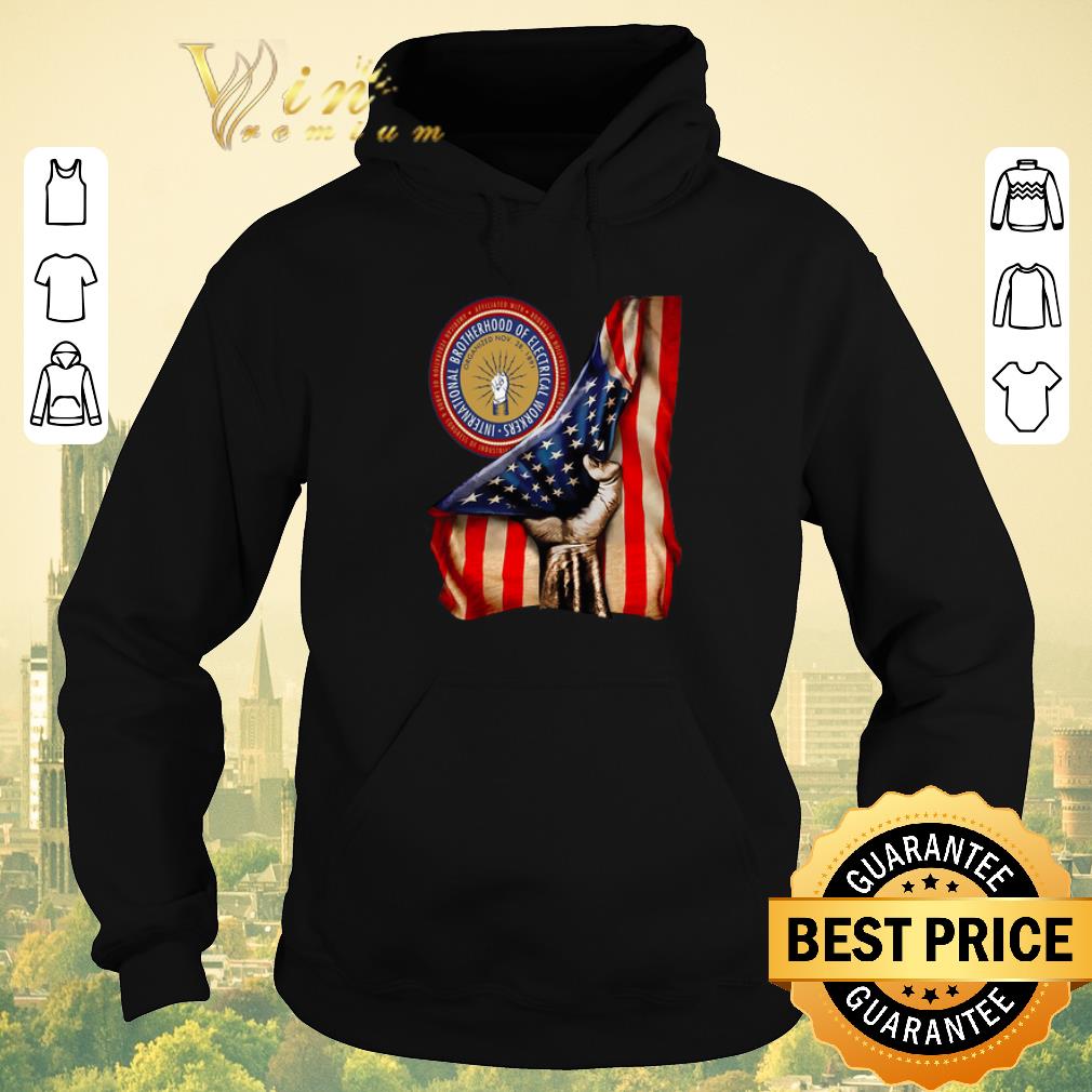 Original American Flag International Brotherhood Of Electrical Workers shirt sweater 4 - Original American Flag International Brotherhood Of Electrical Workers shirt sweater