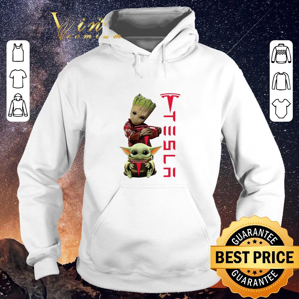 Original Baby Groot And Baby Yoda Tesla Star Wars shirt sweater Original Baby Groot And Baby Yoda Tesla Star Wars shirt sweater 4 - Original Baby Groot And Baby Yoda Tesla Star Wars shirt sweater