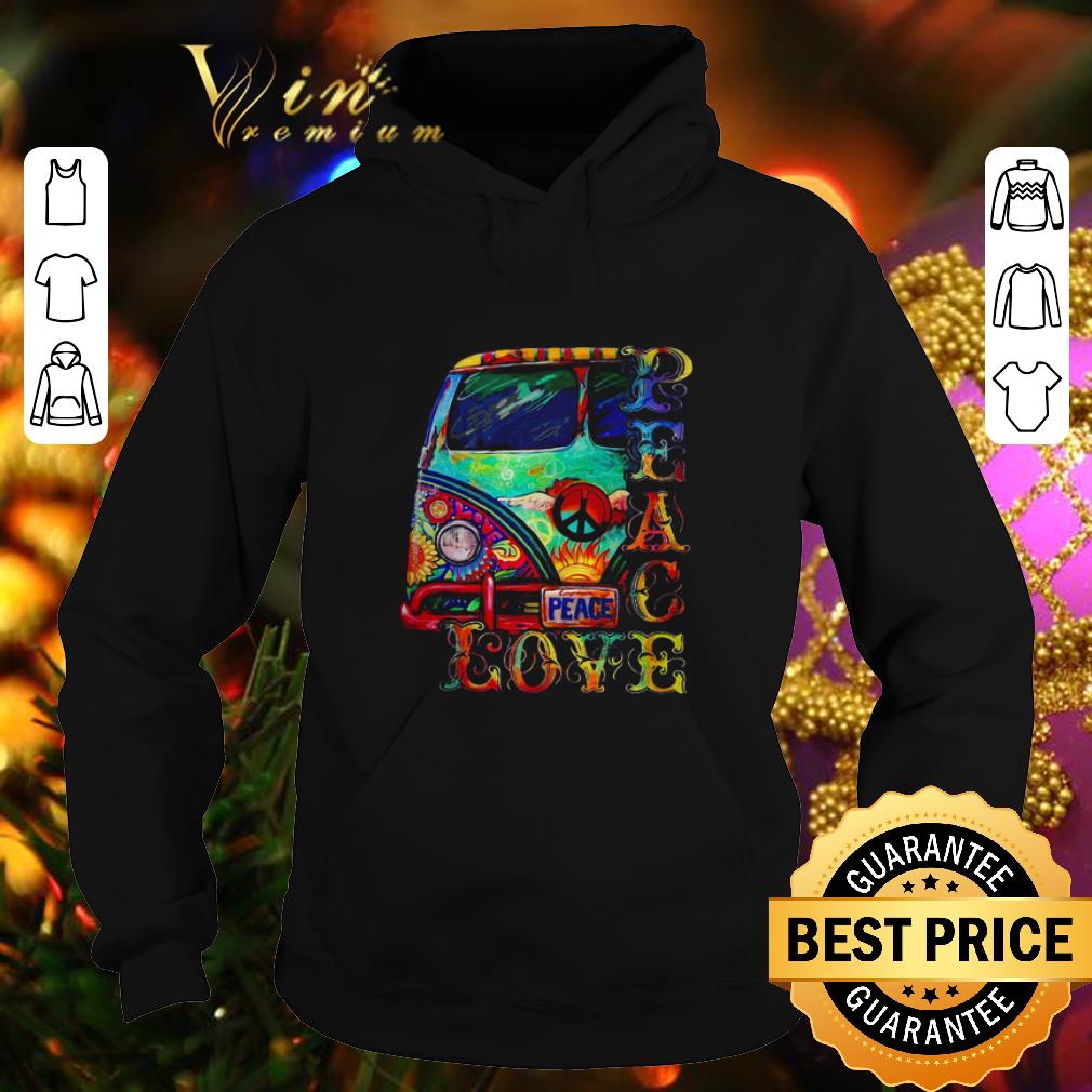 Original Peace love Hippie bus colors shirt Original Peace love Hippie bus colors shirt 4 - Original Peace love Hippie bus colors shirt