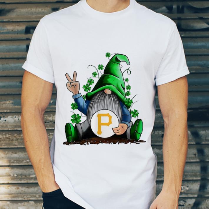 Premium Gnomes Hug Pittsburgh Pirates Baseball Shamrock shirt 4 - Premium Gnomes Hug Pittsburgh Pirates Baseball Shamrock shirt