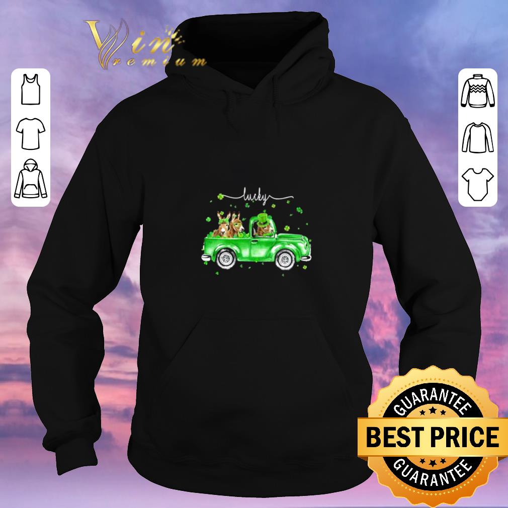 Premium Patrick’s day donkey on car lucky shirt sweater Premium Patrick s day donkey on car lucky shirt sweater 4 - Premium Patrick’s day donkey on car lucky shirt sweater