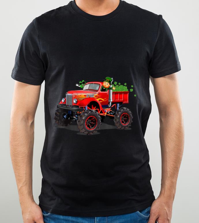Premium St Patrick Shamrock Driving Monster Truck St Patrick s Day shirt 4 - Premium St Patrick, Shamrock Driving Monster Truck St Patrick's Day shirt