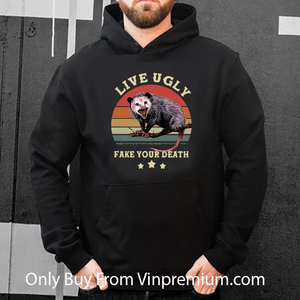 04a8d556 official opossum live ugly fake your death vintage shirt 4 - Official Opossum Live Ugly Fake Your Death Vintage shirt