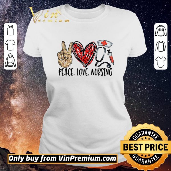 Hot Peace Love Nursing RN Love Nurse 2020 shirt sweater
