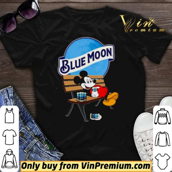 Mickey Mouse drink Blue Moon shirt sweater