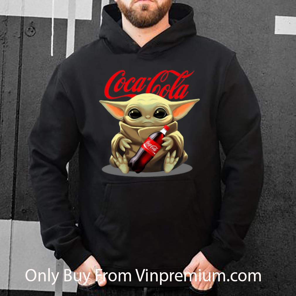 0db4b0c9 official star wars baby yoda hug coca cola shirt 4 - Official Star Wars Baby Yoda Hug Coca Cola shirt