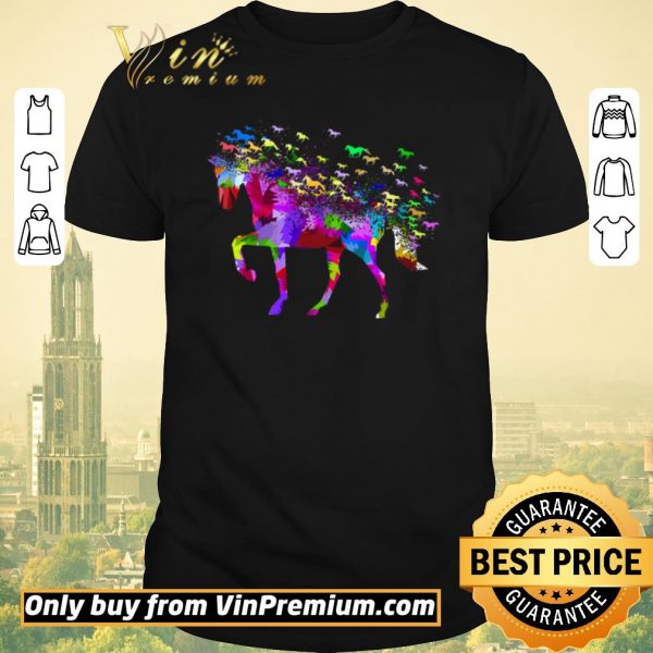 Funny Horses Color shirt sweater