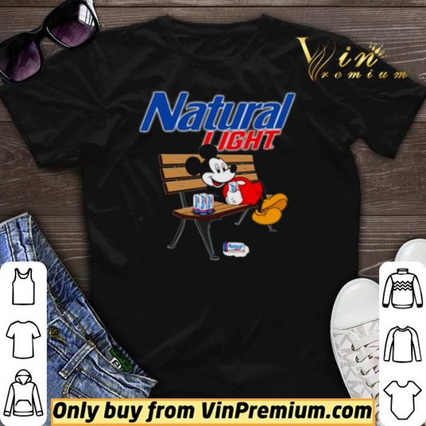 Mickey Mouse drink Natural Light shirt sweater