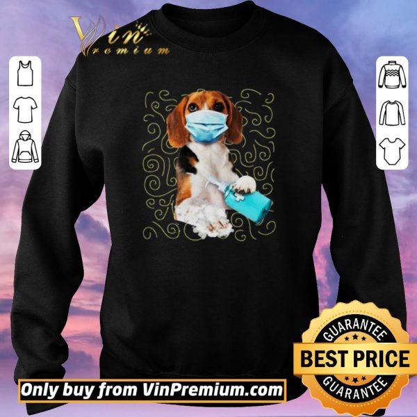 Awesome Beagle Wash hands Covid-19 shirt sweater