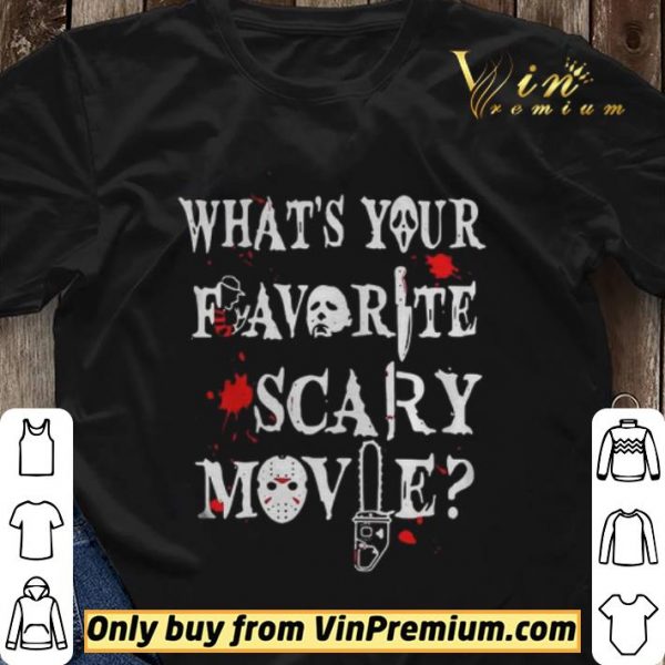 Ghostface Whats Your Favorite Scary Movie shirt sweater