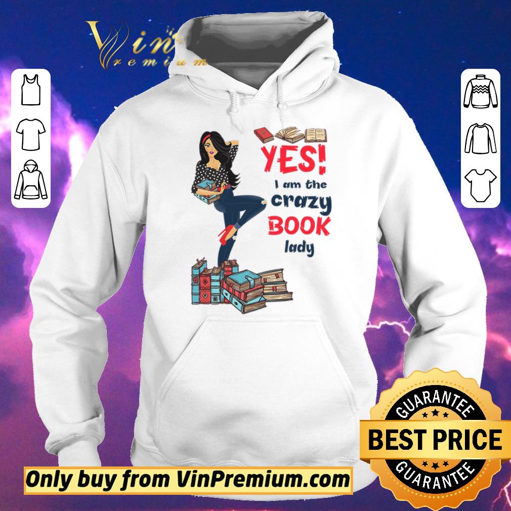 Nice Girl Yes I Am The Crazy Book Lady shirt sweater 1b19d4b8 nice girl yes i am the crazy book lady shirt sweater 4 - Nice Girl Yes I Am The Crazy Book Lady shirt sweater