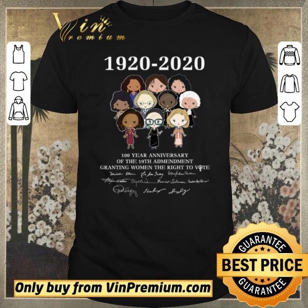 Funny 1920 2020 100 Year Anniversary Of The 19th Admendment Granting Women shirt sweater
