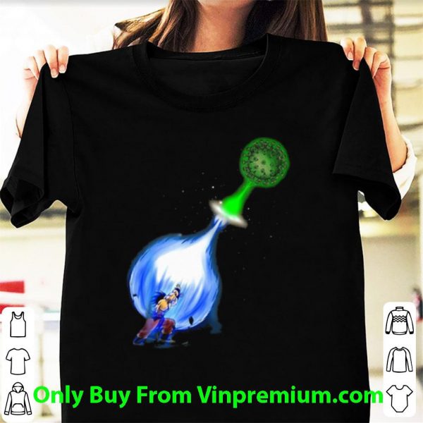 Premium Son Goku Kamehameha Fight Covid-19 shirt