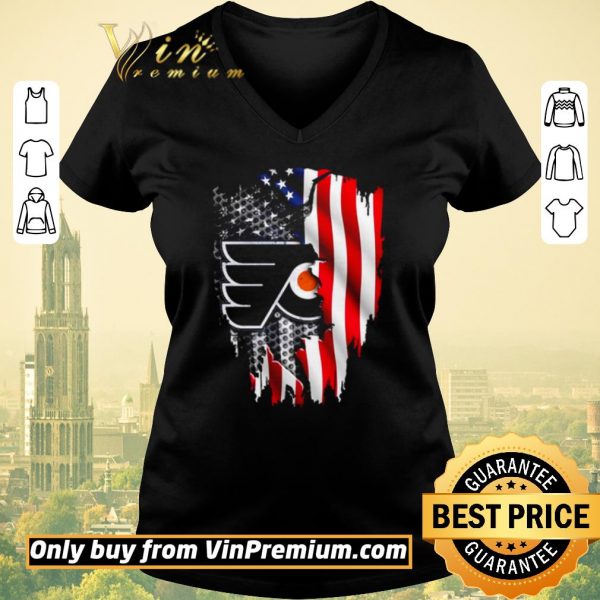 Funny Philadelphia Flyers American flag independence day shirt sweater
