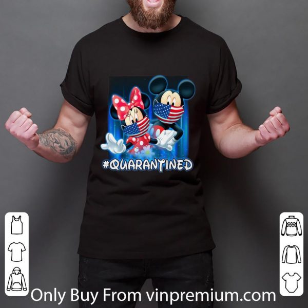 Great Disney Mickey And Minnie #Quarantined shirt