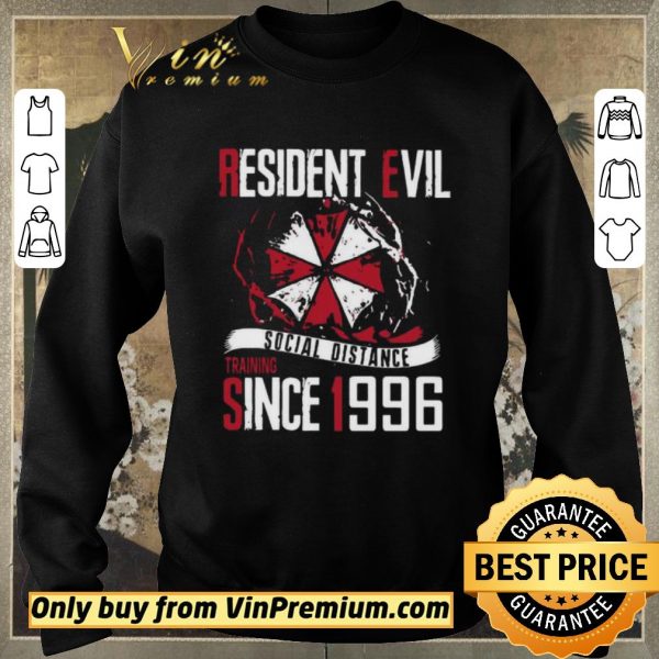 Hot Resident evil social distance training since 1996 shirt sweater