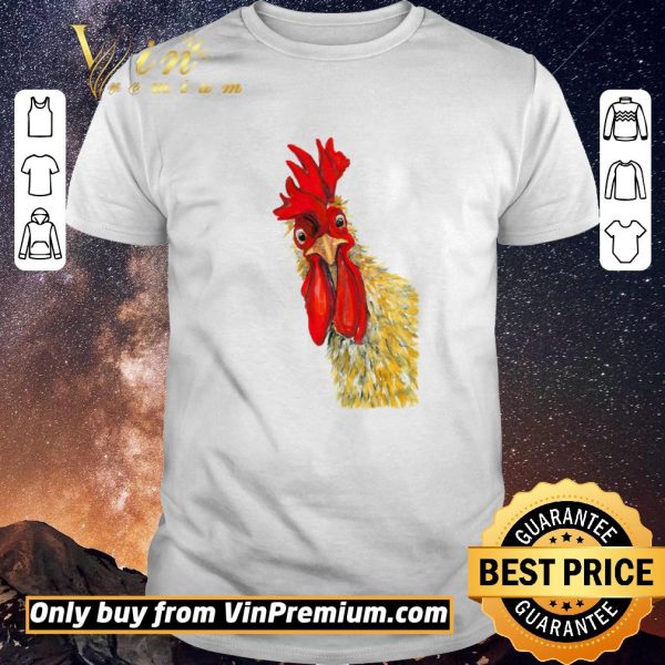Official Chicken Rooster Watercolor shirt sweater