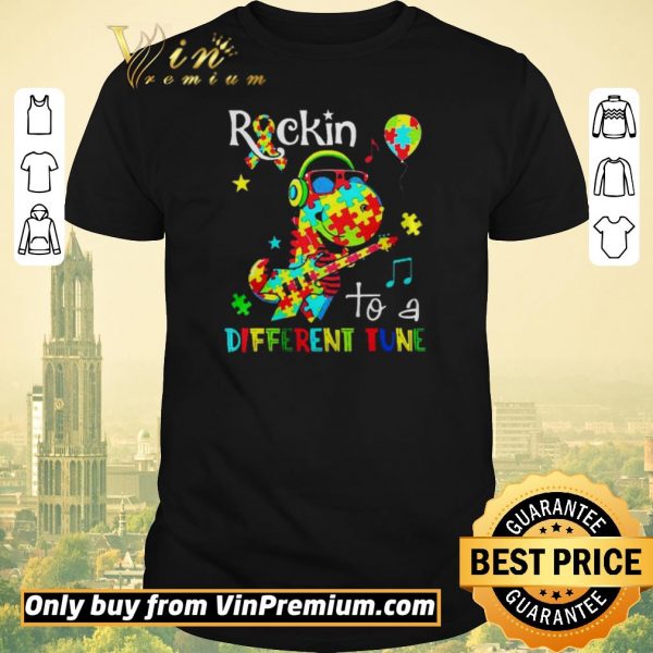 Premium Rockin to a different tune autism shirt sweater