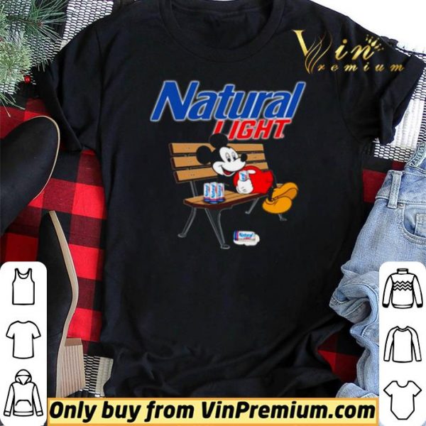 Mickey Mouse drink Natural Light shirt sweater