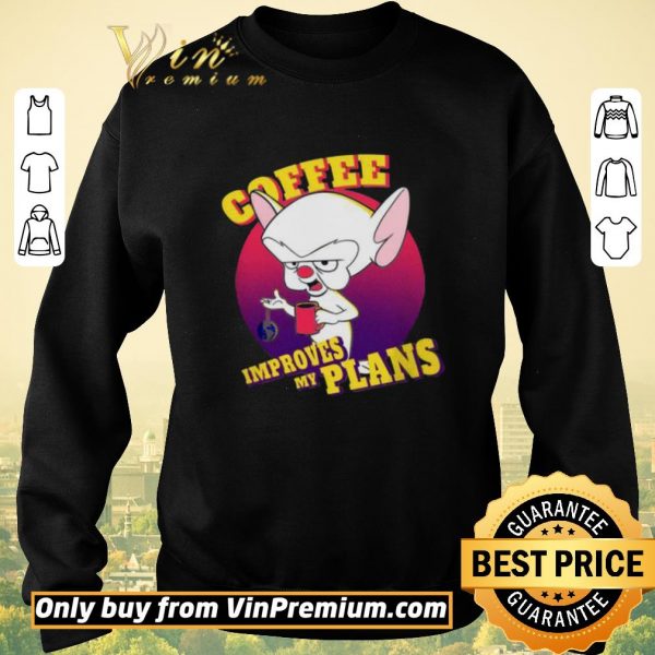 Official Mouse Coffee Improves My Plans shirt sweater