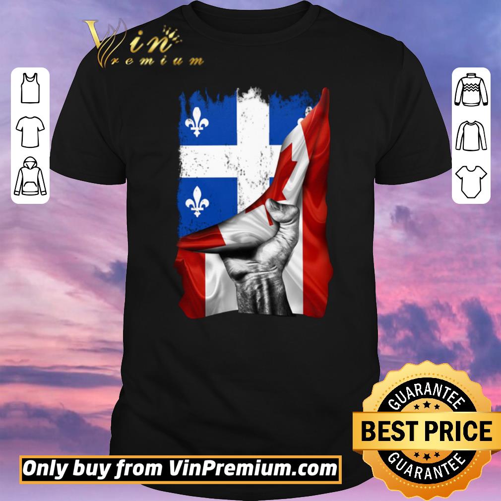 Top Quebec Canada flag shirt sweater