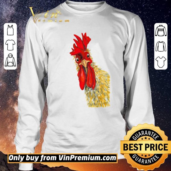 Official Chicken Rooster Watercolor shirt sweater
