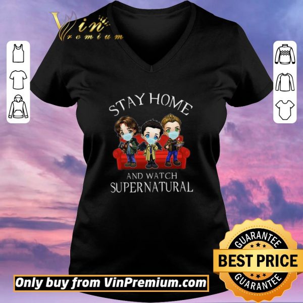 Premium Stay Home And Watch Supernatural Coronavirus shirt sweater