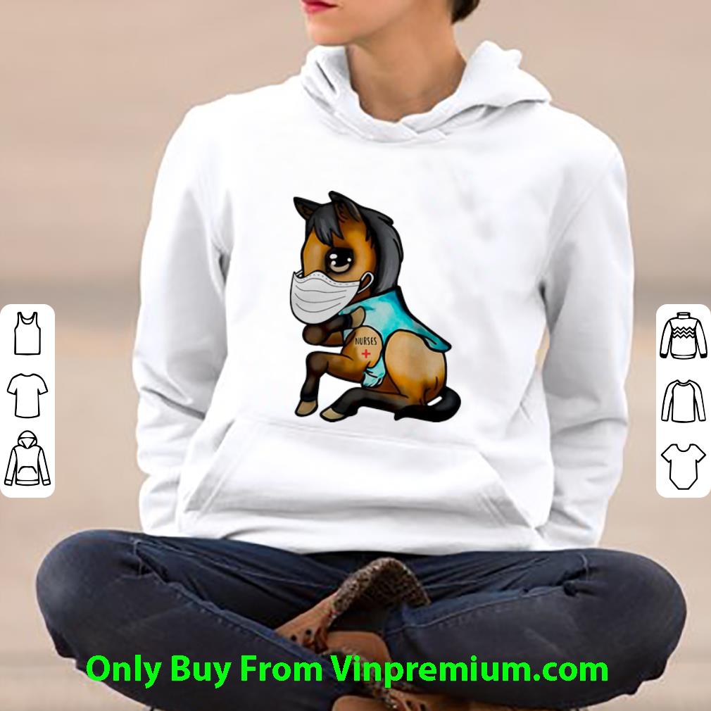 4052fc13 premium horse tattoos nurse mask covid 19 shirt 4 - Premium Horse Tattoos Nurse Mask Covid-19 shirt