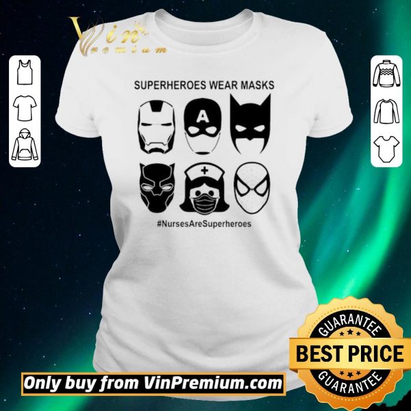 Awesome Superheroes wear masks nurses are superheroes shirt sweater